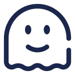 Ghost Smile SVG Icon